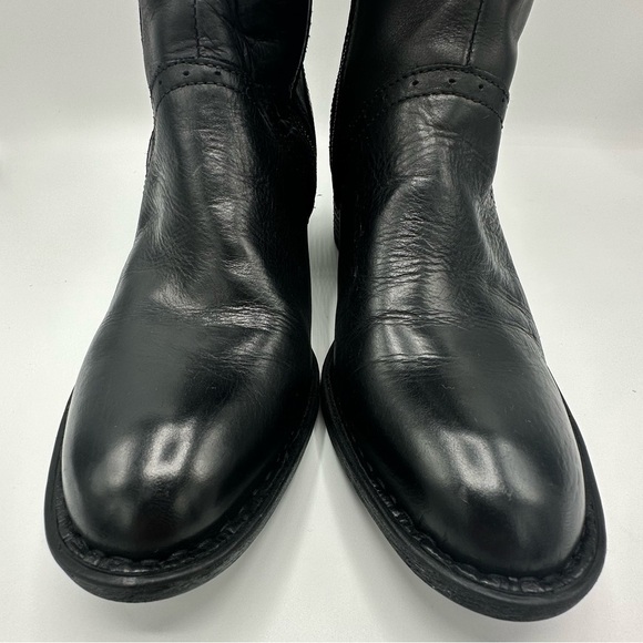 WIDE CALF 9M Like New Born Size Tall Black Boots “Poly” Style - Picture 7 of 9